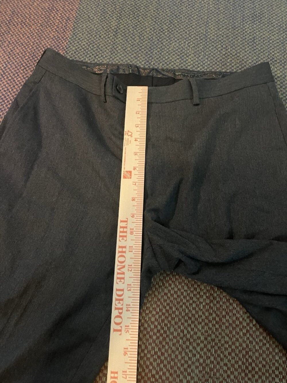 Lauren Ralph Lauren Mens Brown Khaki Tan Cotton Straight Leg Pants 34x32